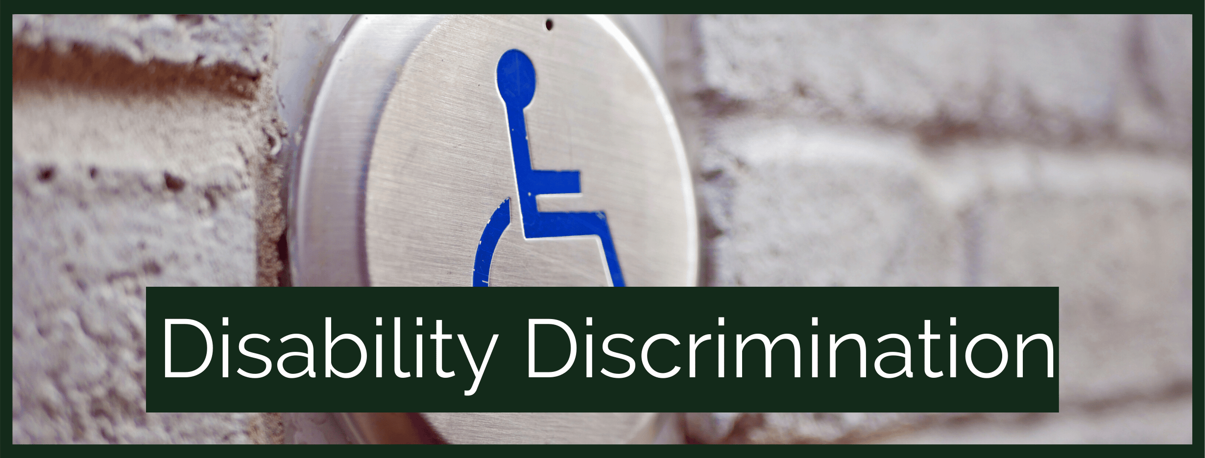 Disability Discrimination Lawyer | Carter Law Group