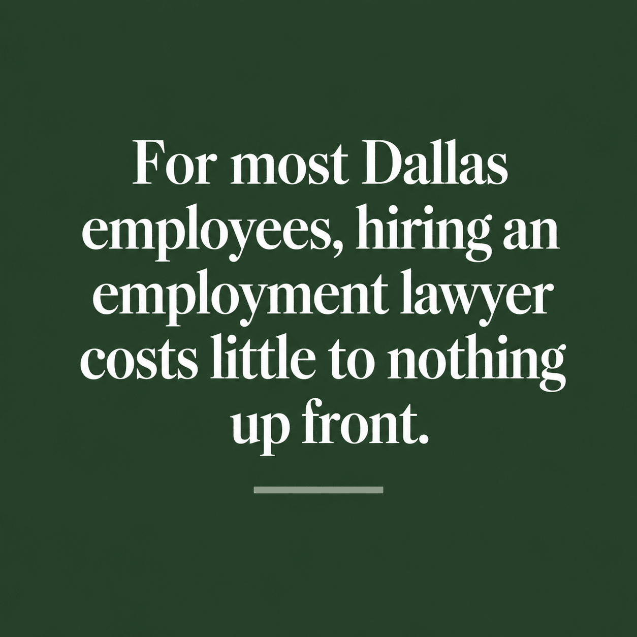 employment-lawyer-cost-little-to-nothing-up-front